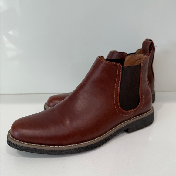 Deer Stags Rockland Memory Foam Chelsea Boot Brown - Picture 2 of 7